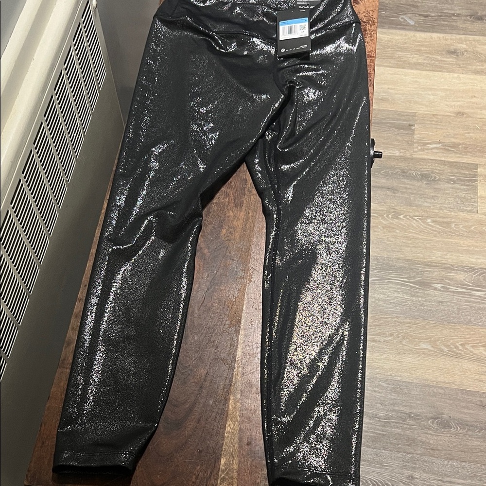 Nike Shimmering Black Kids Leggings